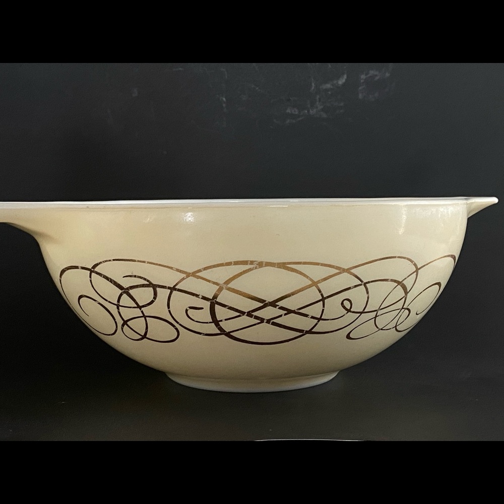 Vintage Pyrex 50’s scroll gold - Picture 11 of 11